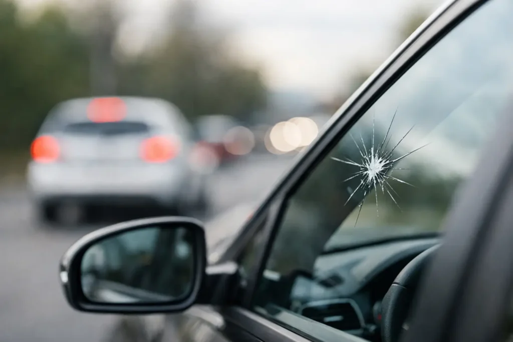 Smije li auto voziti s napuknutim staklom?