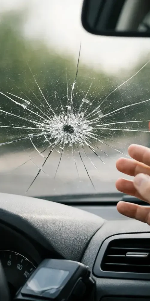 Što učiniti kad pukne vjetrobransko staklo?