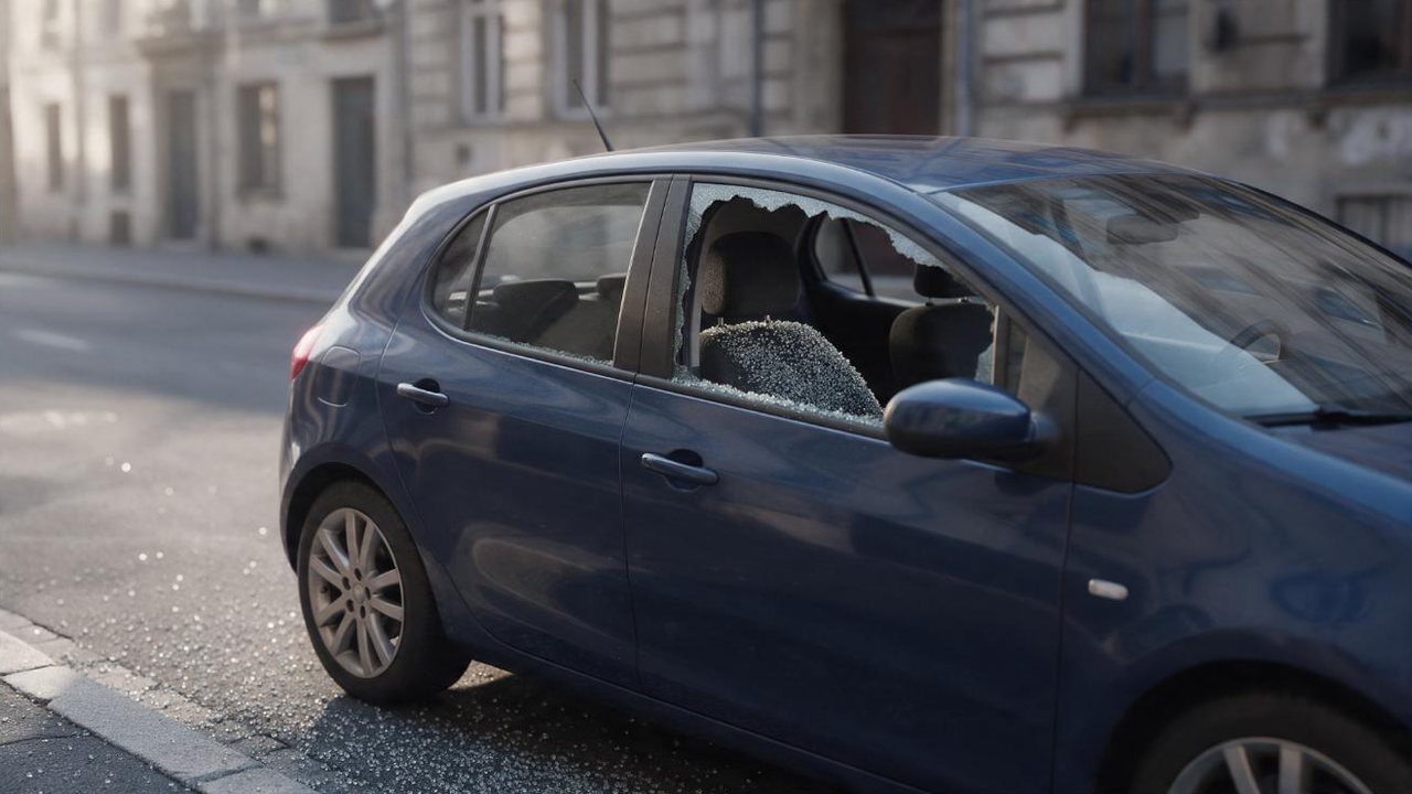 Razbijeno staklo na autu: što napraviti u prvih sat vremena